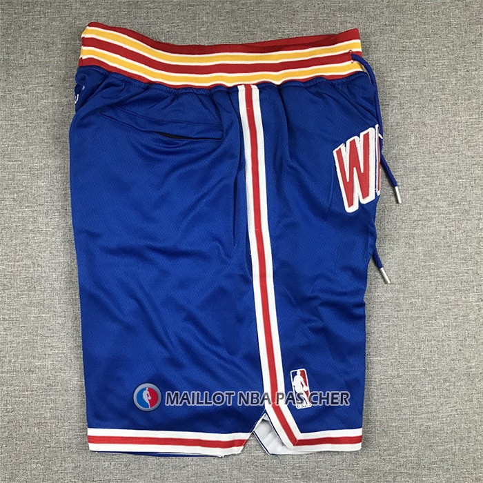 Short Golden State Warriors 75th Just Don Bleu